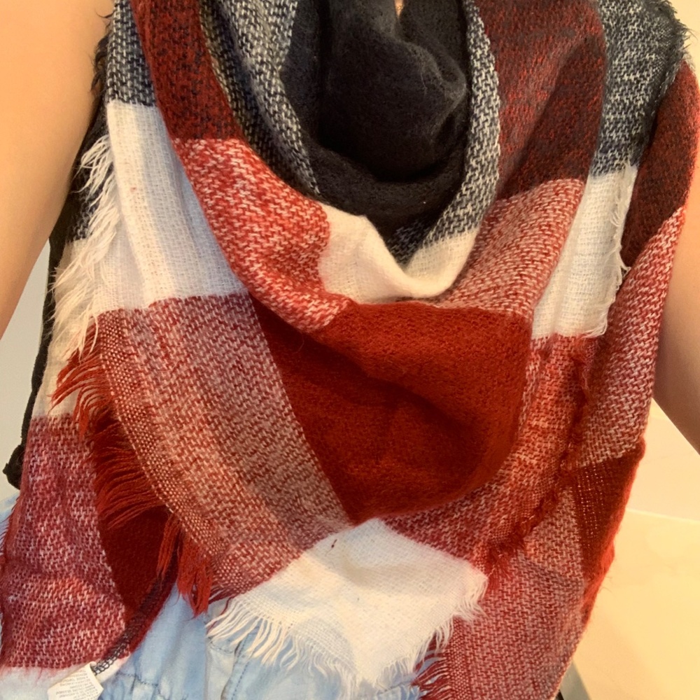 Red/White/Blue Blanket Scarf